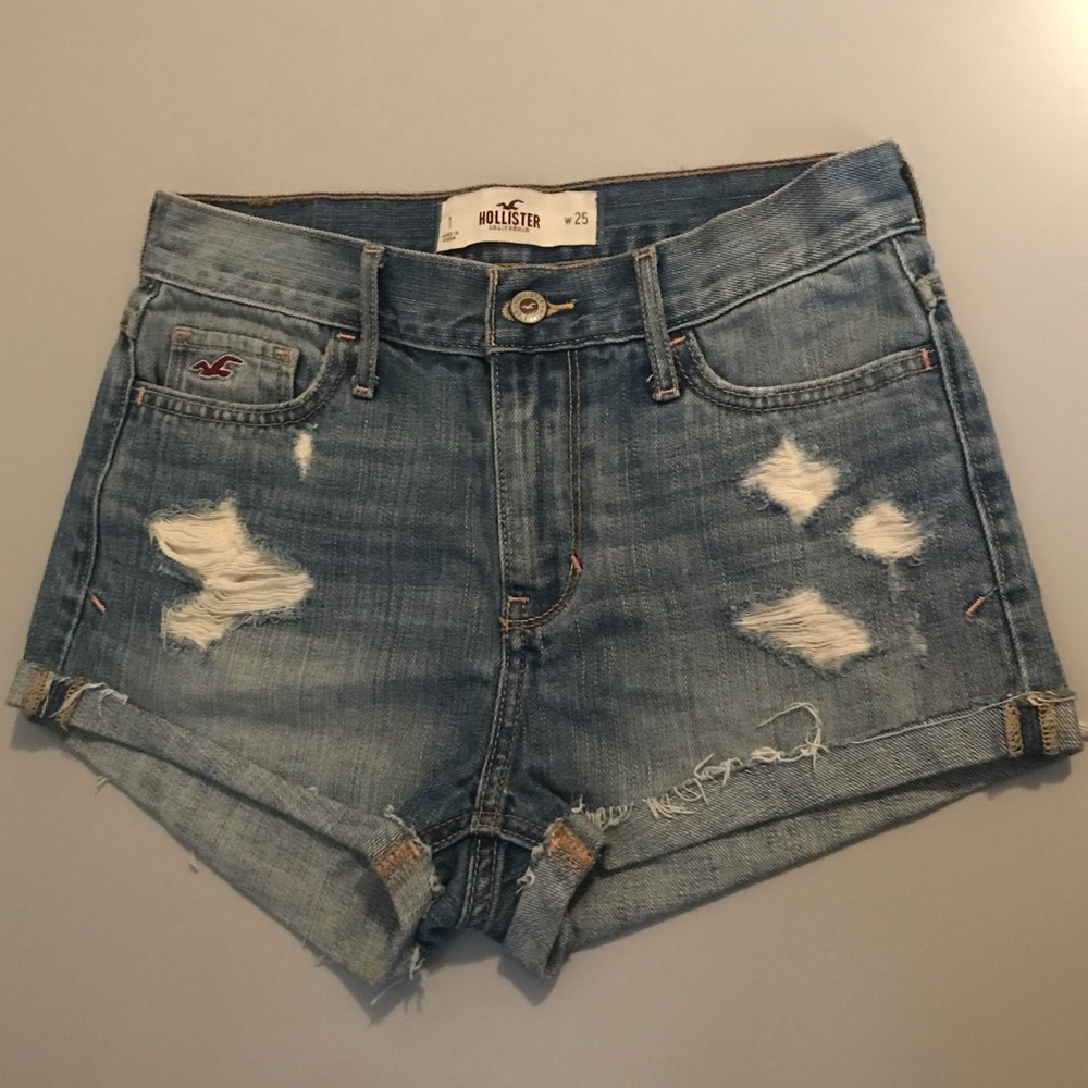 Hollister High Waisted Denim Shorts